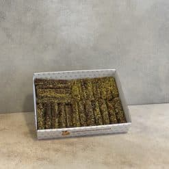 Altın kalem sarma pestil tatlısı – özel bal kaplama ile antep fıstıklı yöresel lezzet